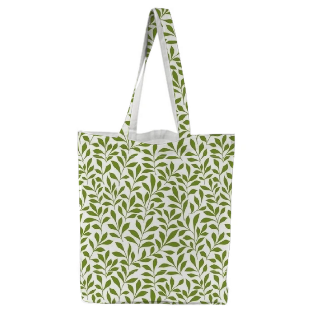 my tote bag leaaves design