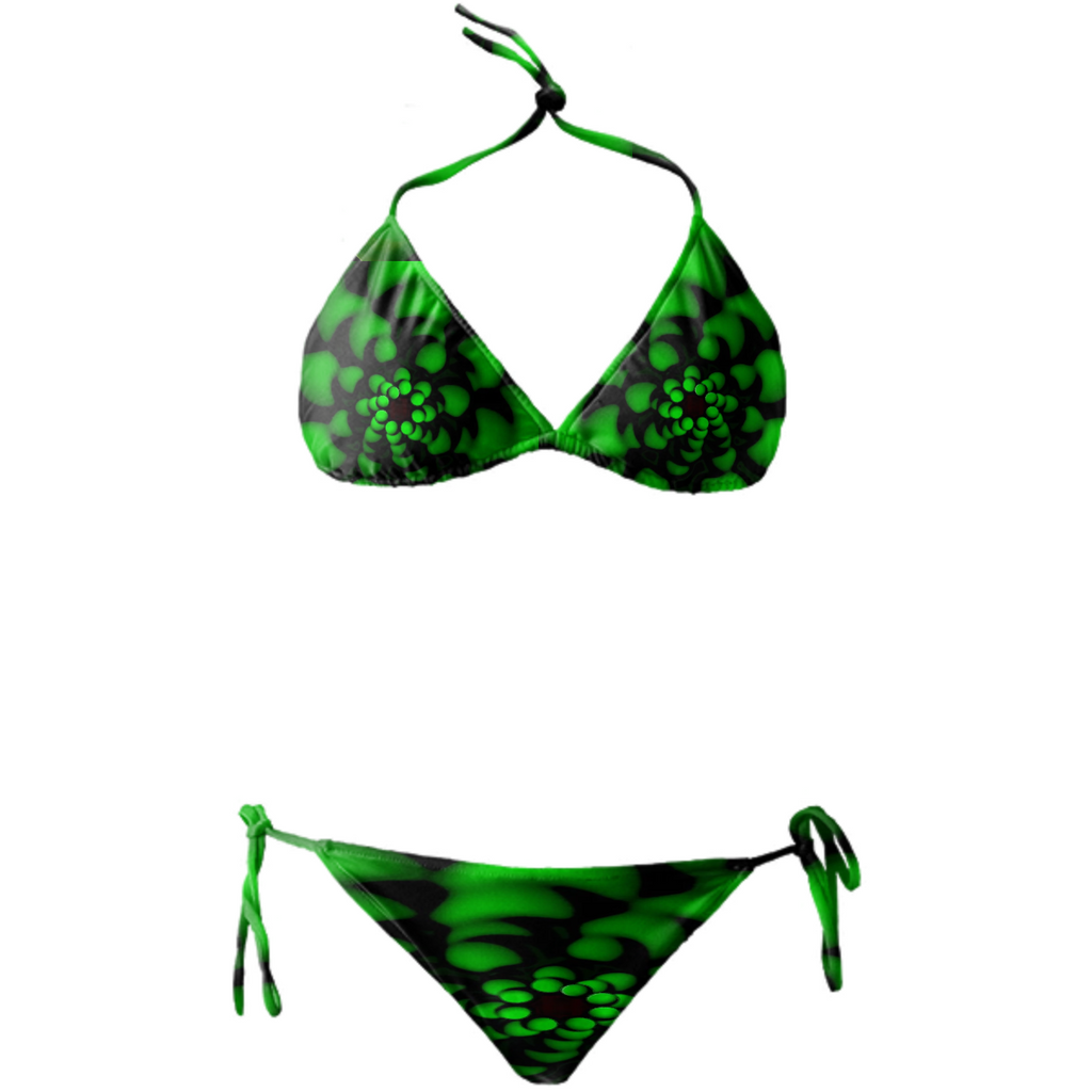 Green sphere bikini