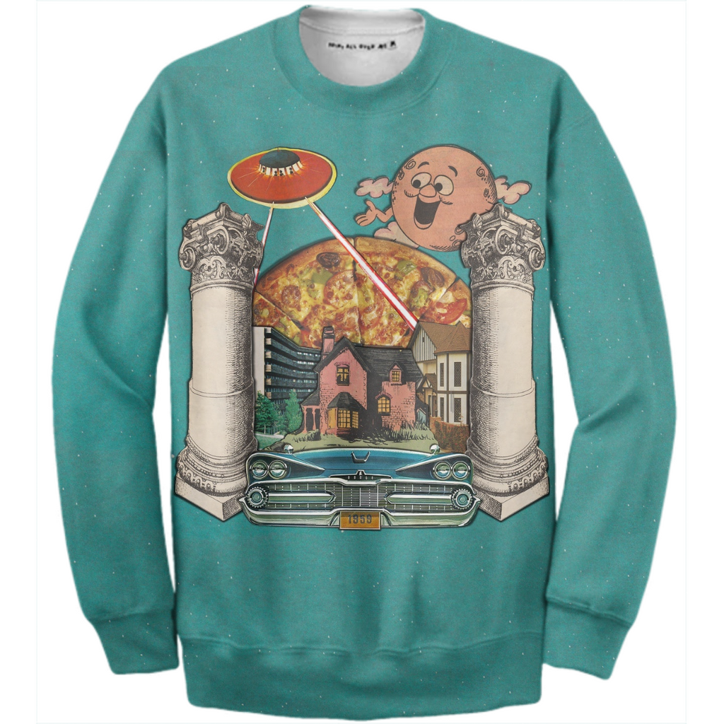 Metacities / Pizza Attack (Cotton Sweater)