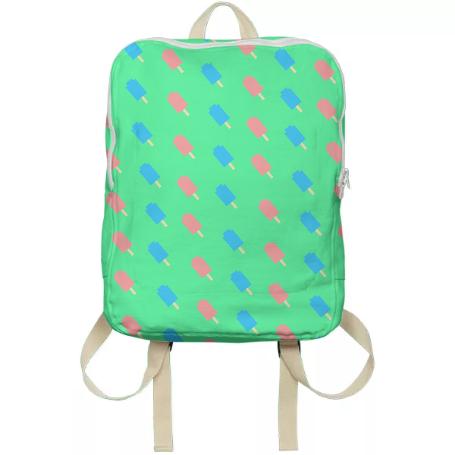 Ice Pop Print backpack in mint