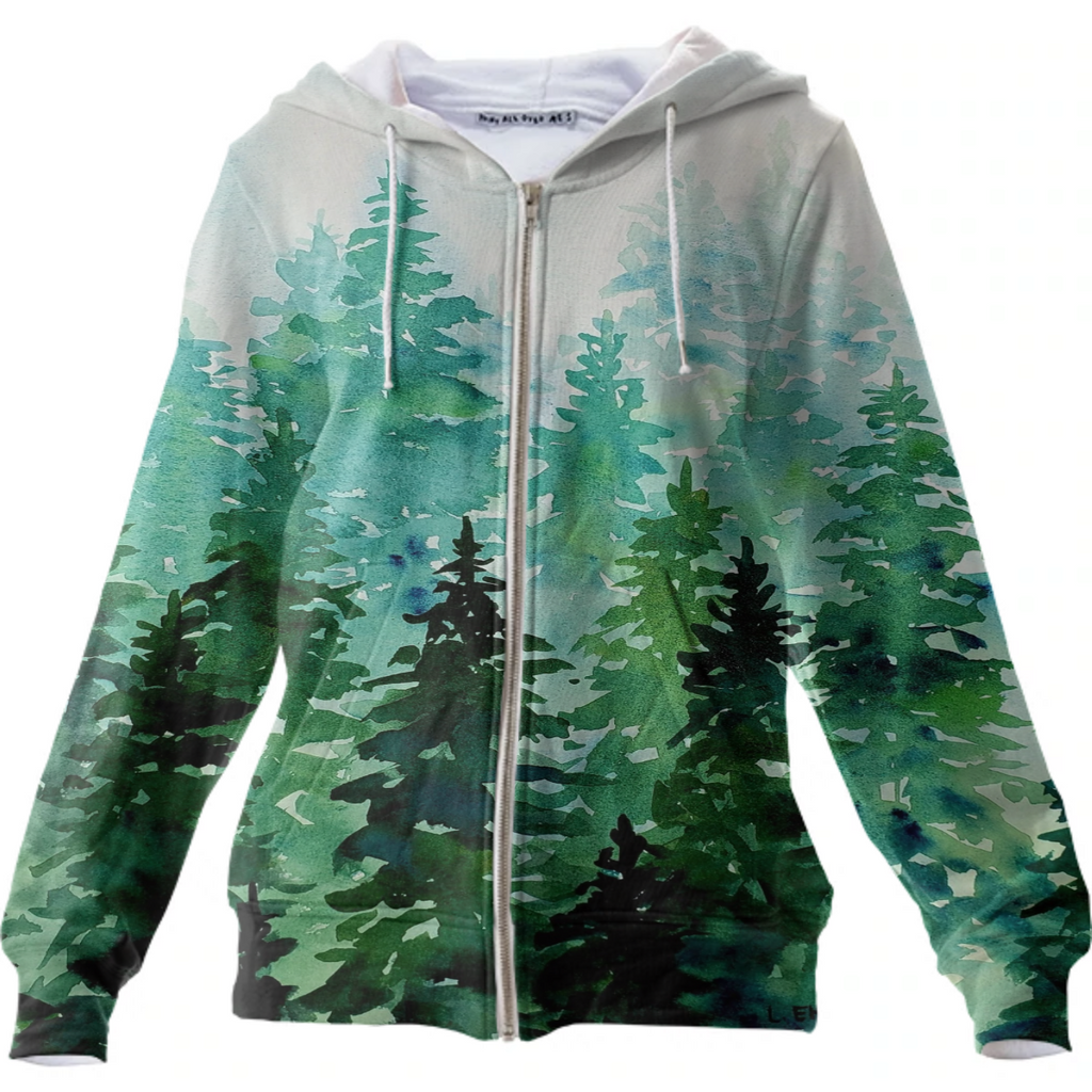 Evergreen Zip Up