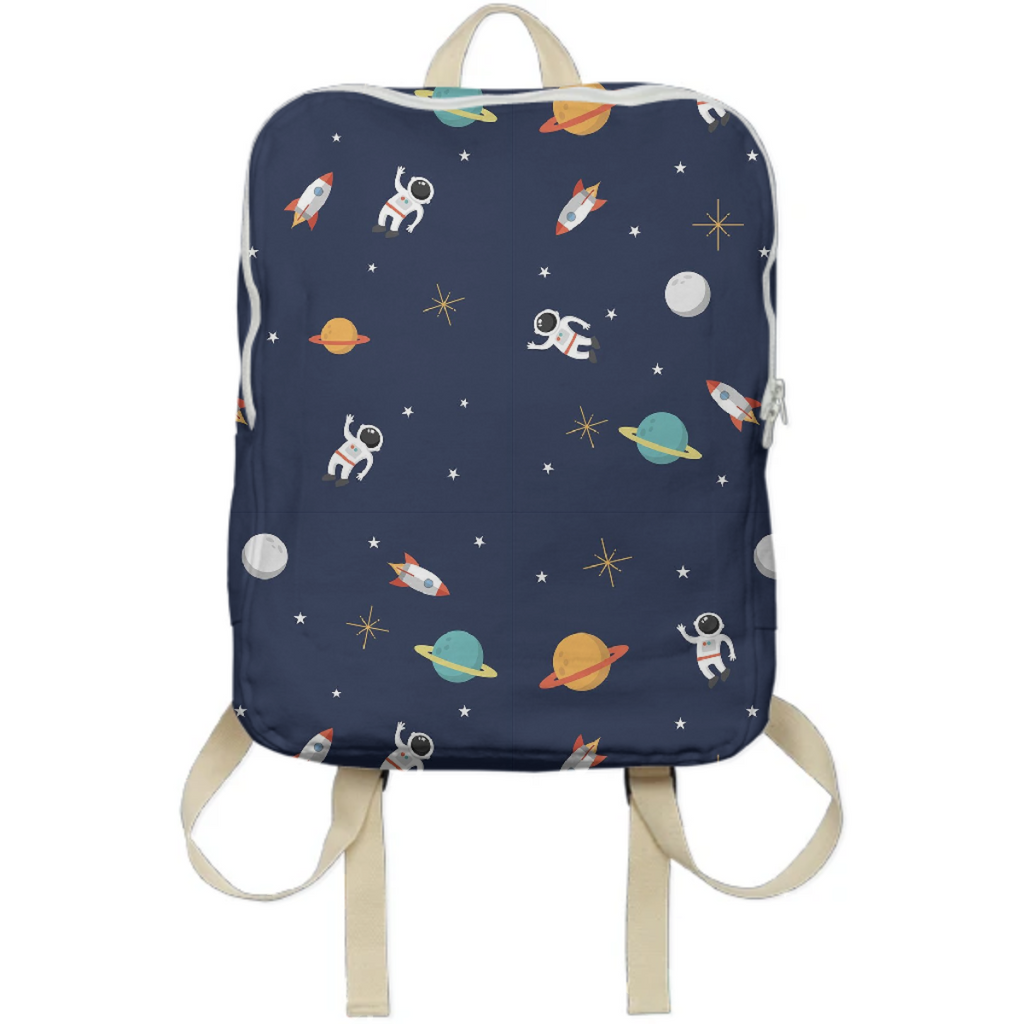 Space pattern backpack
