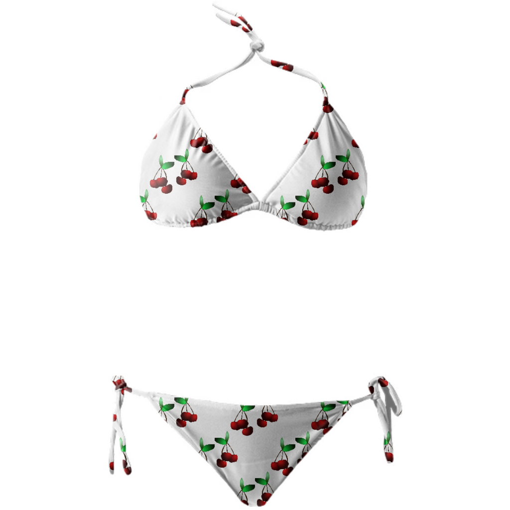 Cherries Pattern Bikini