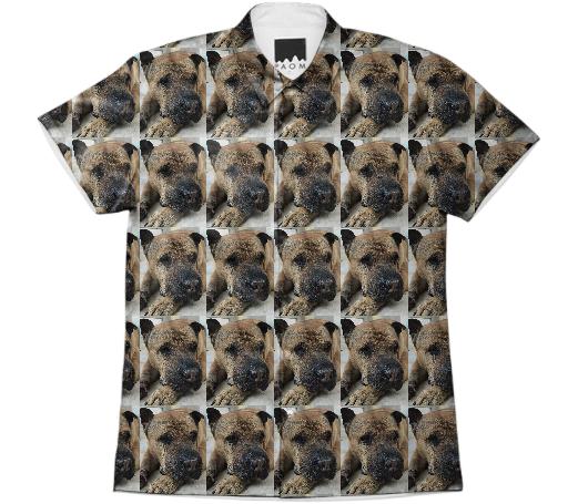 Dufu short sleeve button up