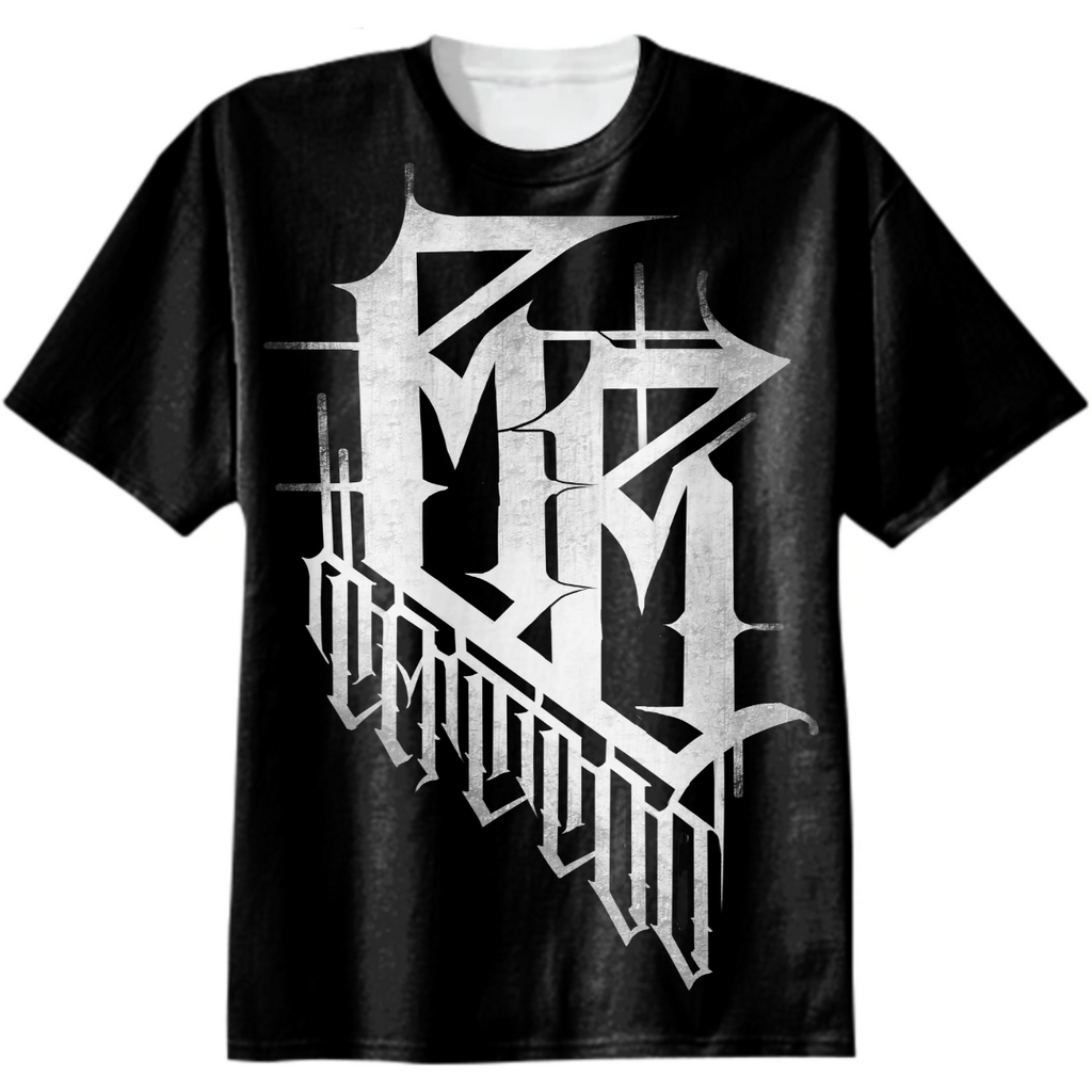 plain black t white logo