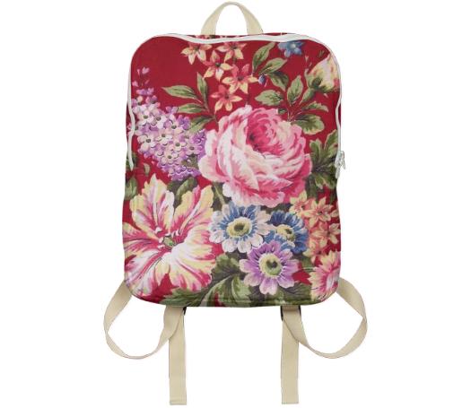 Printed Floral Backpack