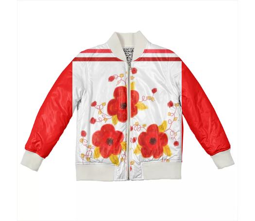 Red Floral Jacket