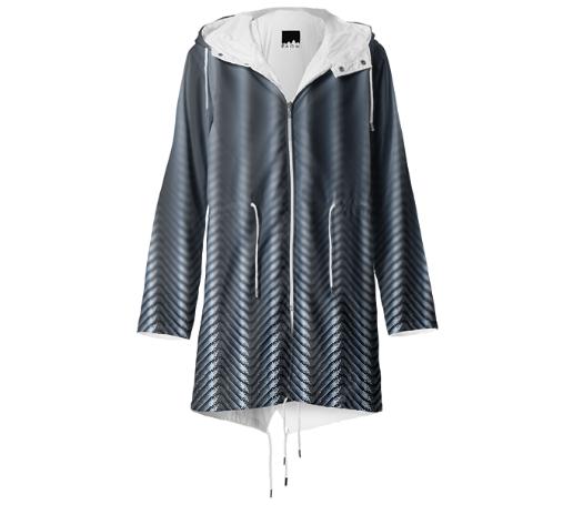 Herringbone raincoat