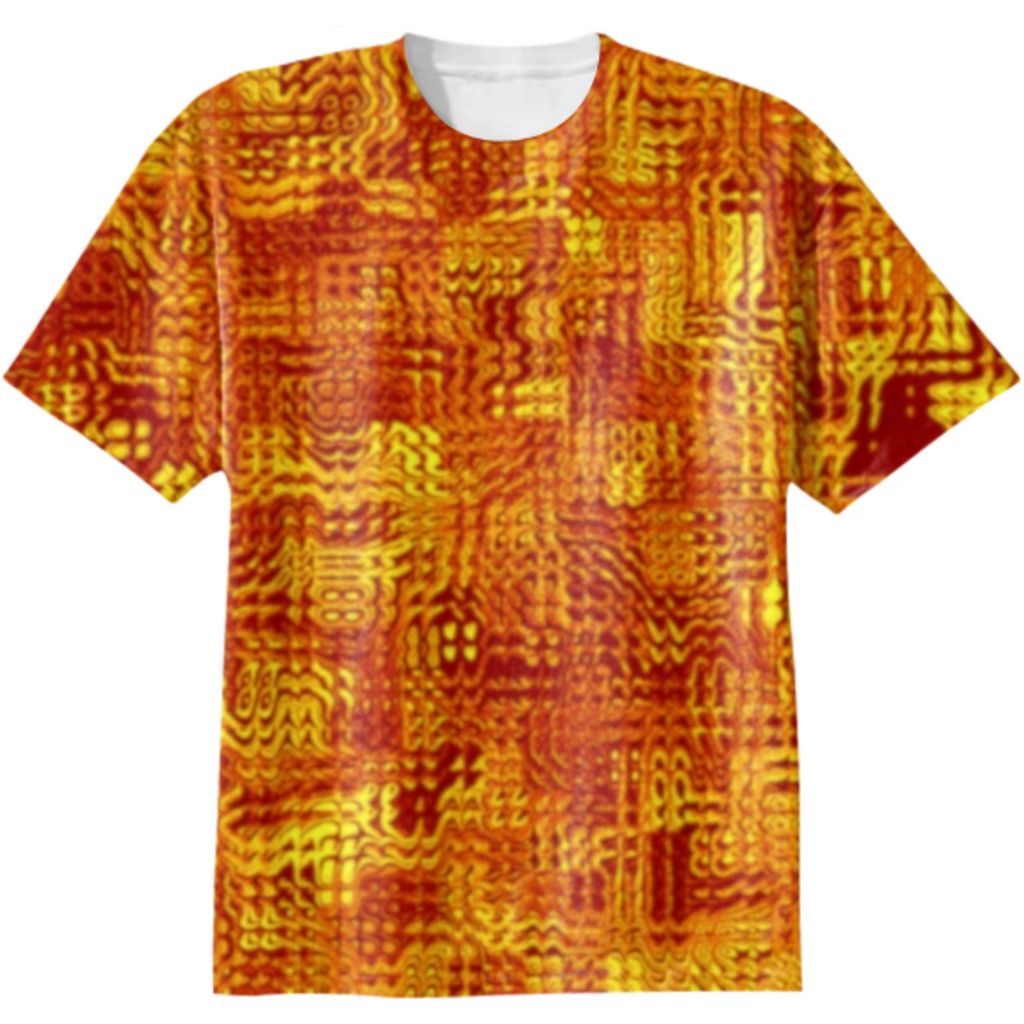 red gold liquid disturbed