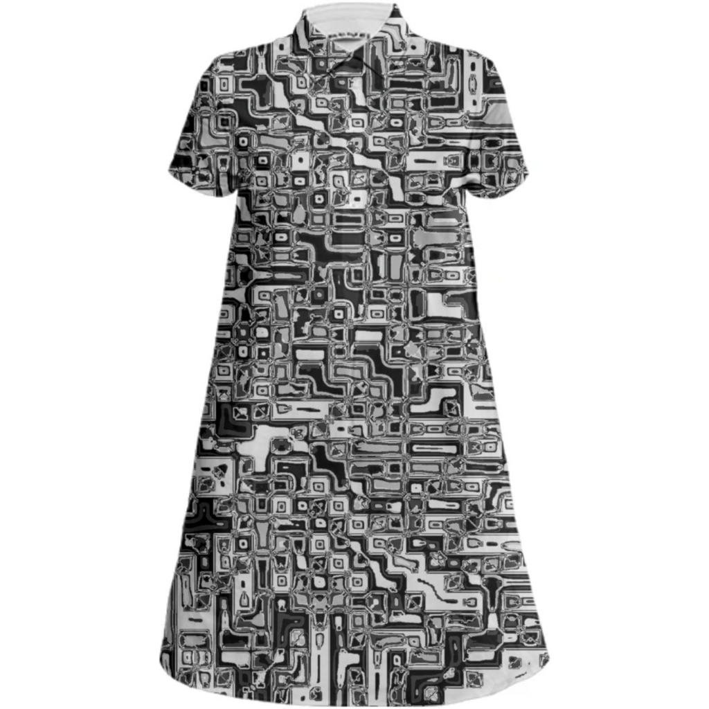 squared white black