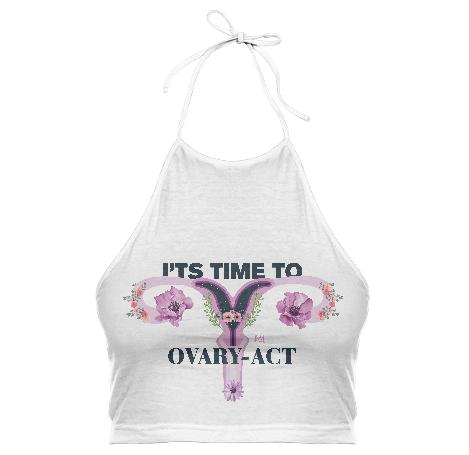 It s Time Halter Crop
