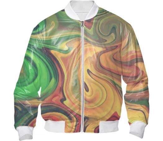 Marble Bomber Jacket BOM0007