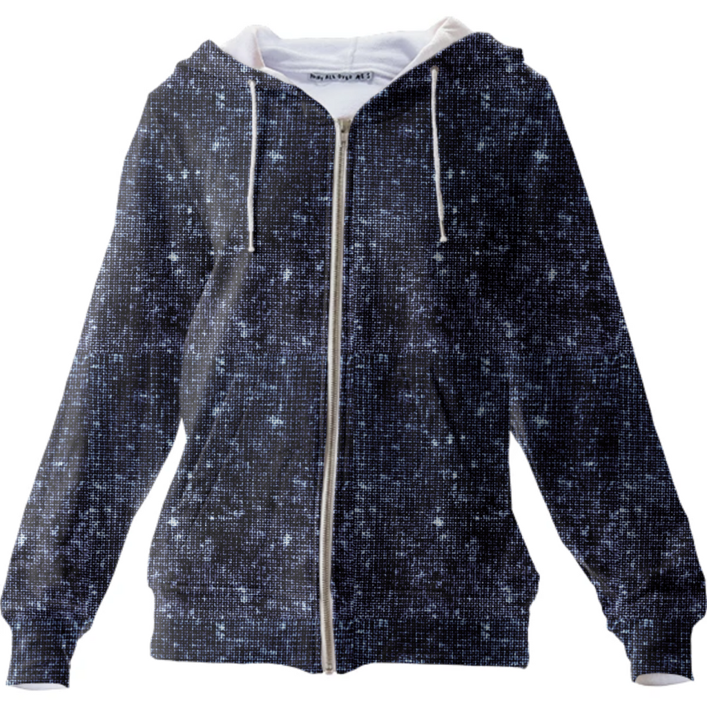 Glitter Blue Print