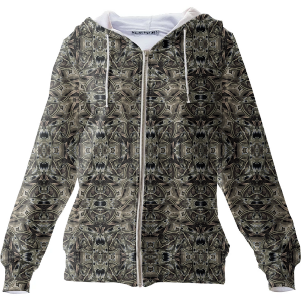 Steampunk Camouflage Print Pattern