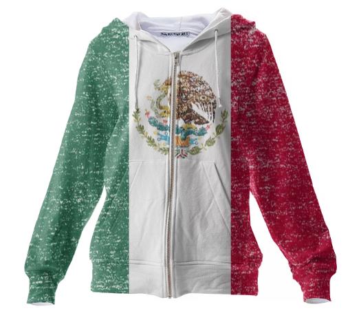 Mexico Flag Hoodie