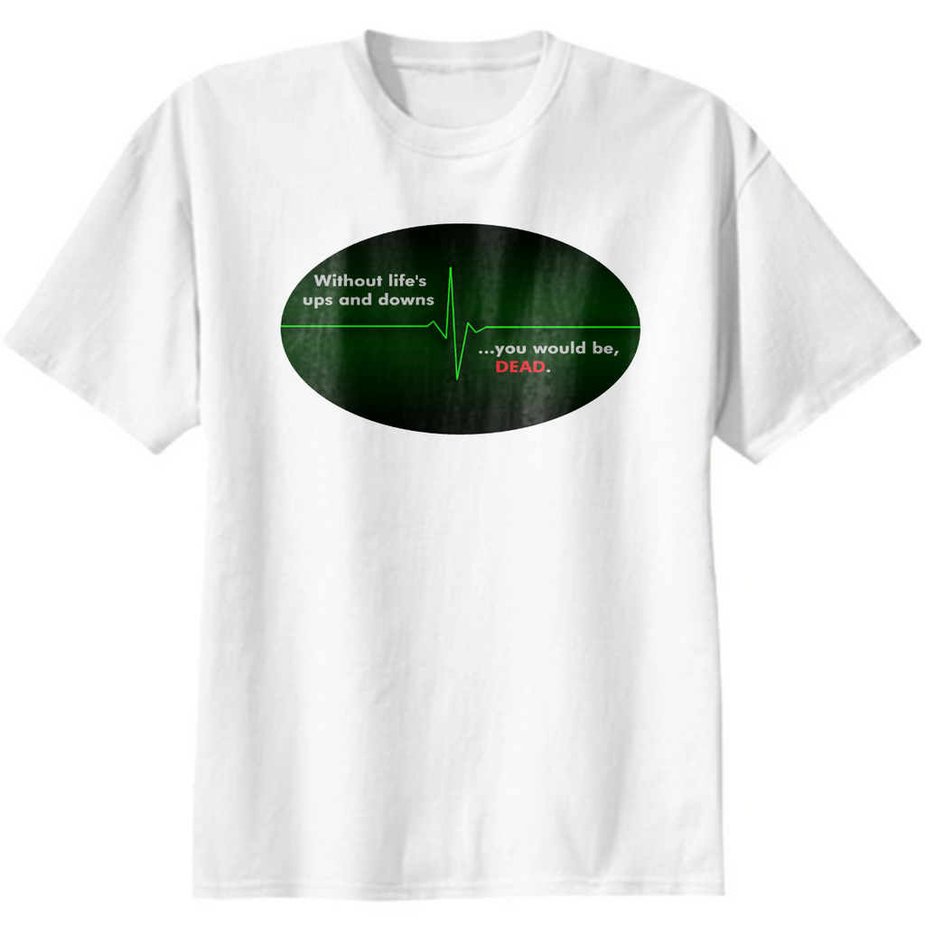 life up and down parody logo