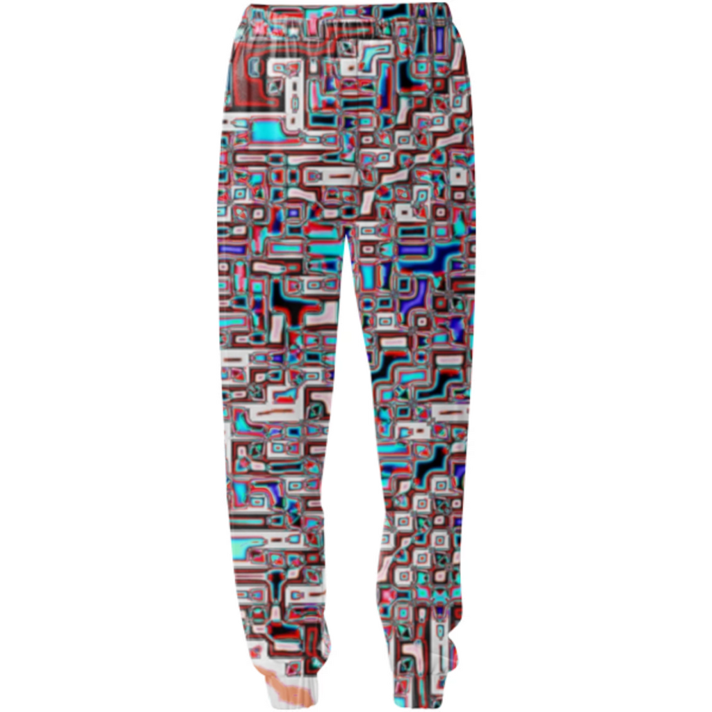 squared red blue