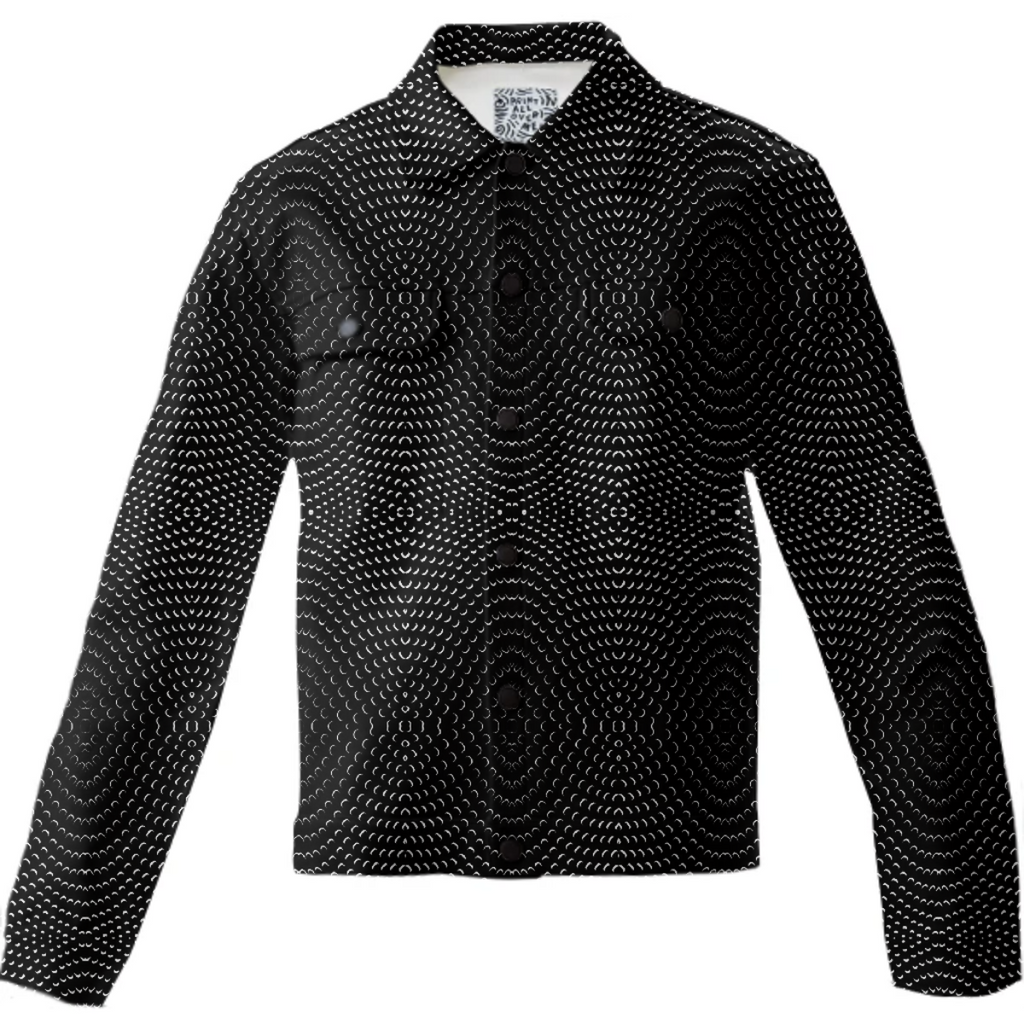 Black and White Kinetic Design Pattern