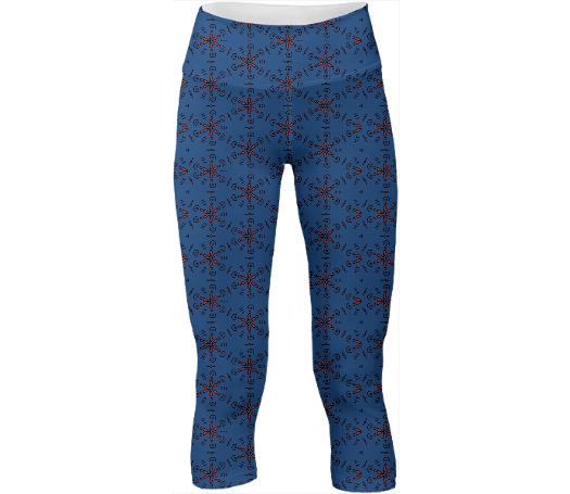 Blue Namaste Yoga Pants