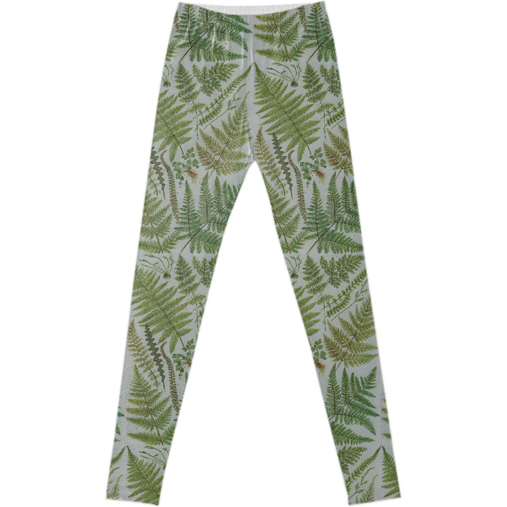 Fern botanical leggings