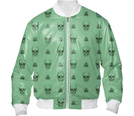 MINT GREEN SKULLS