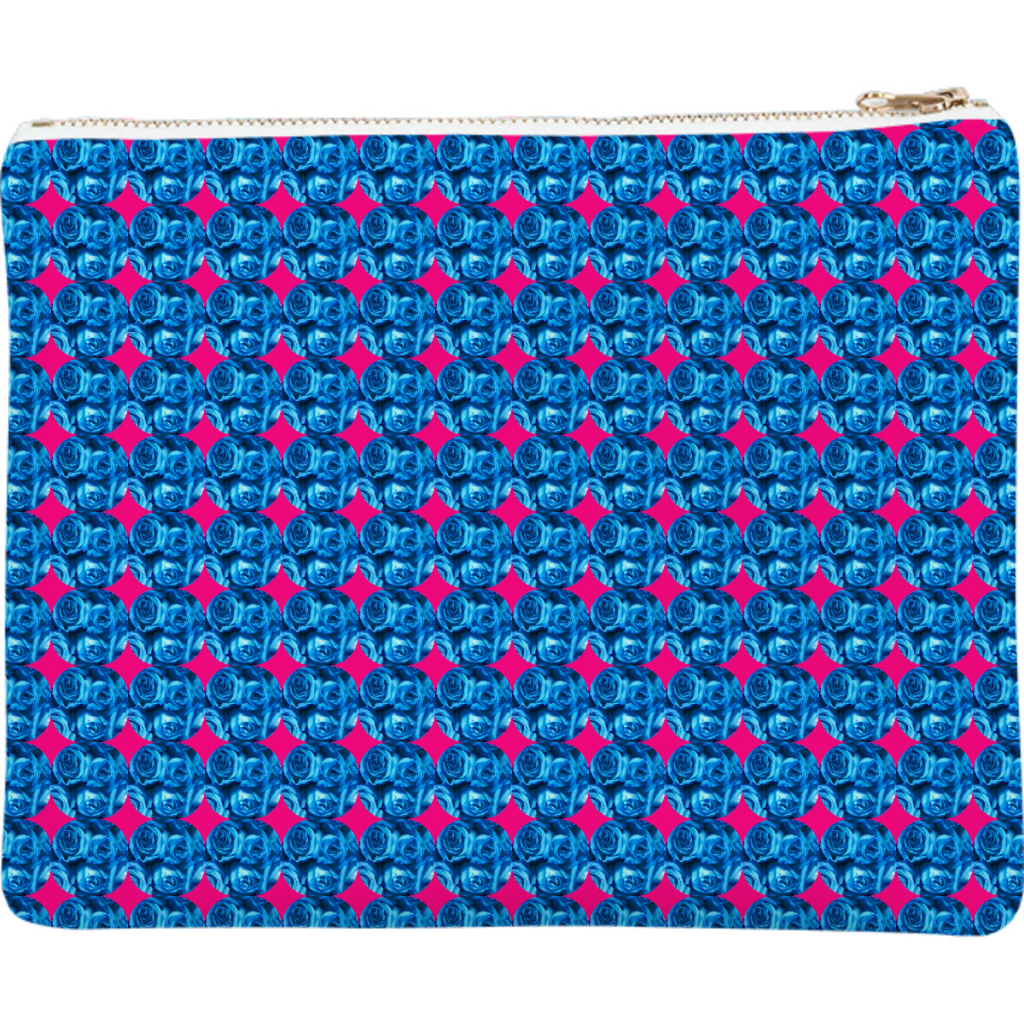 BLUE ROSES POUCH