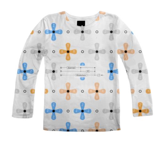 Quantum AI Blockchain Longsleeved T Shirt