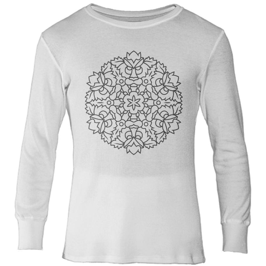 Designers skirt with black Mandala art