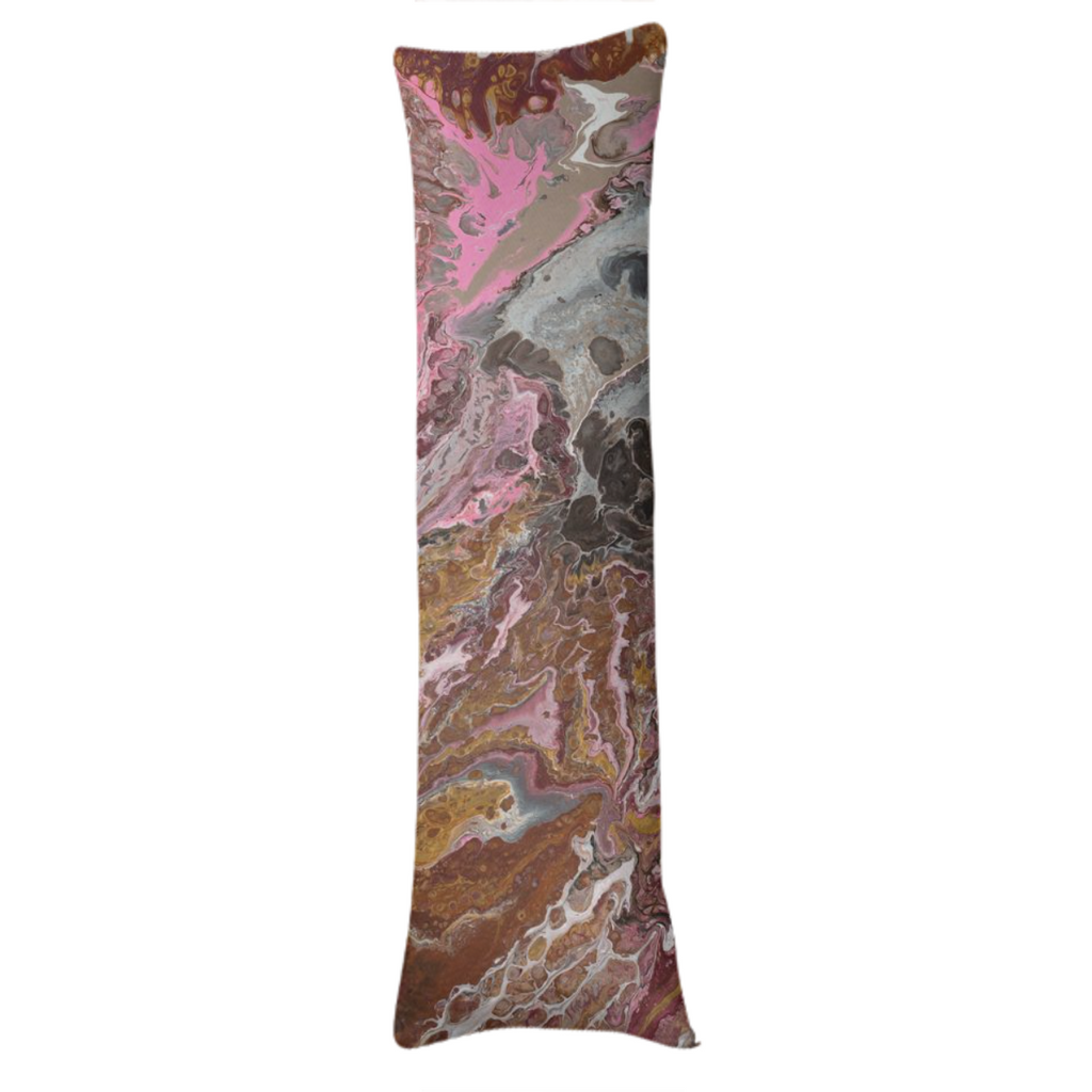 Raspberry Ripple Long Cushion