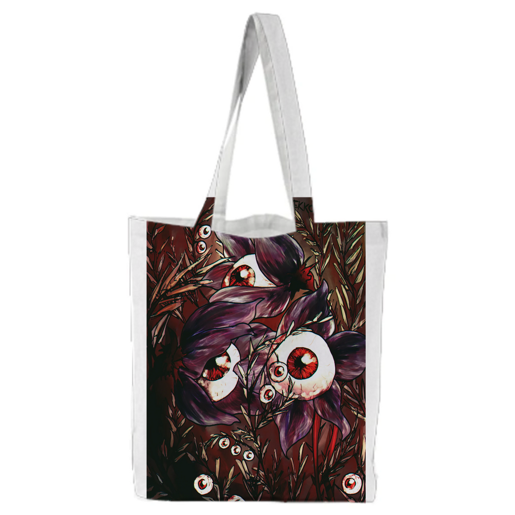 Eye flowers aesthetic plants nature tote bag