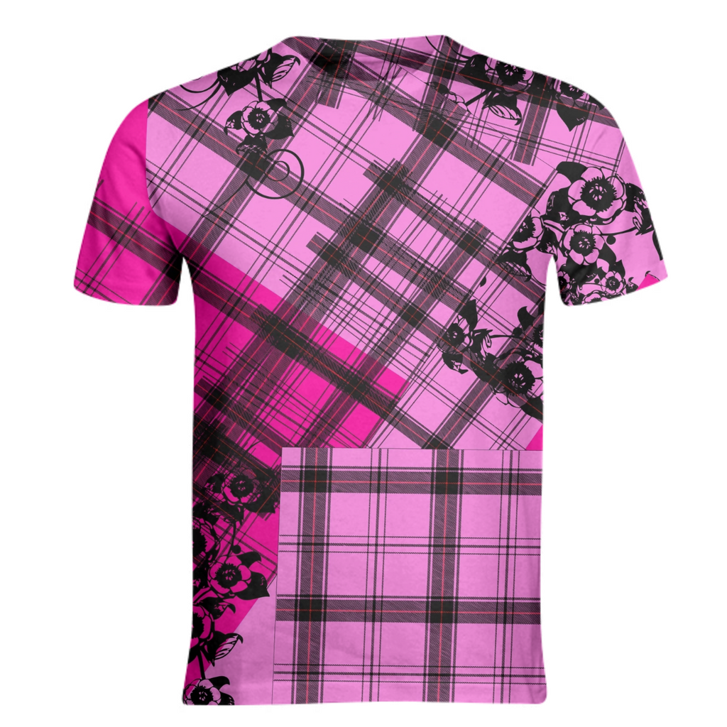 flowers x plerd pink t-shirt