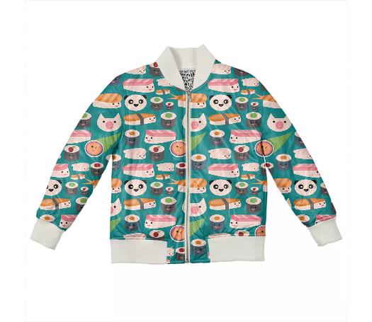 Kawaii Sushi teal