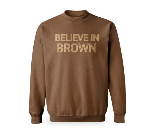 SMSU Believe In Brown Sweatshirt