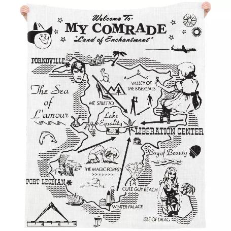 PAOM, Print All Over Me, digital print, design, fashion, style, collaboration, nada-x-paom, nada x paom, Linen Beach Throw, Linen-Beach-Throw, LinenBeachThrow, Comrade, for, Contemporary, Drag, Curated, Gordon, Robichaux, spring summer, unisex, Linen, Home