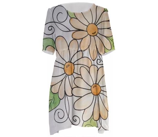 Peach Daisy Dress