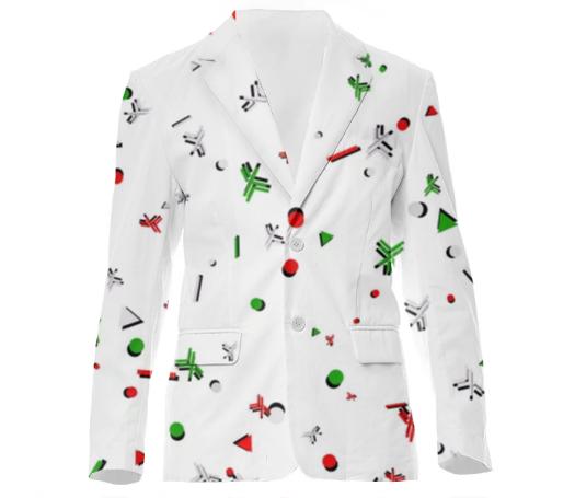 RetroHaskell Christmas Suit Jacket