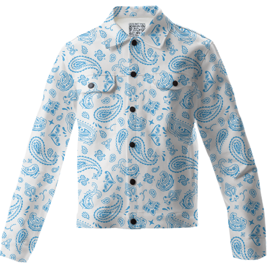 Maji Blue Twill Jacket