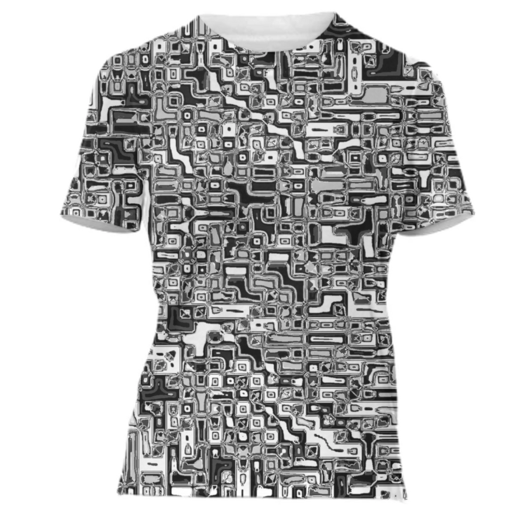 squared white black