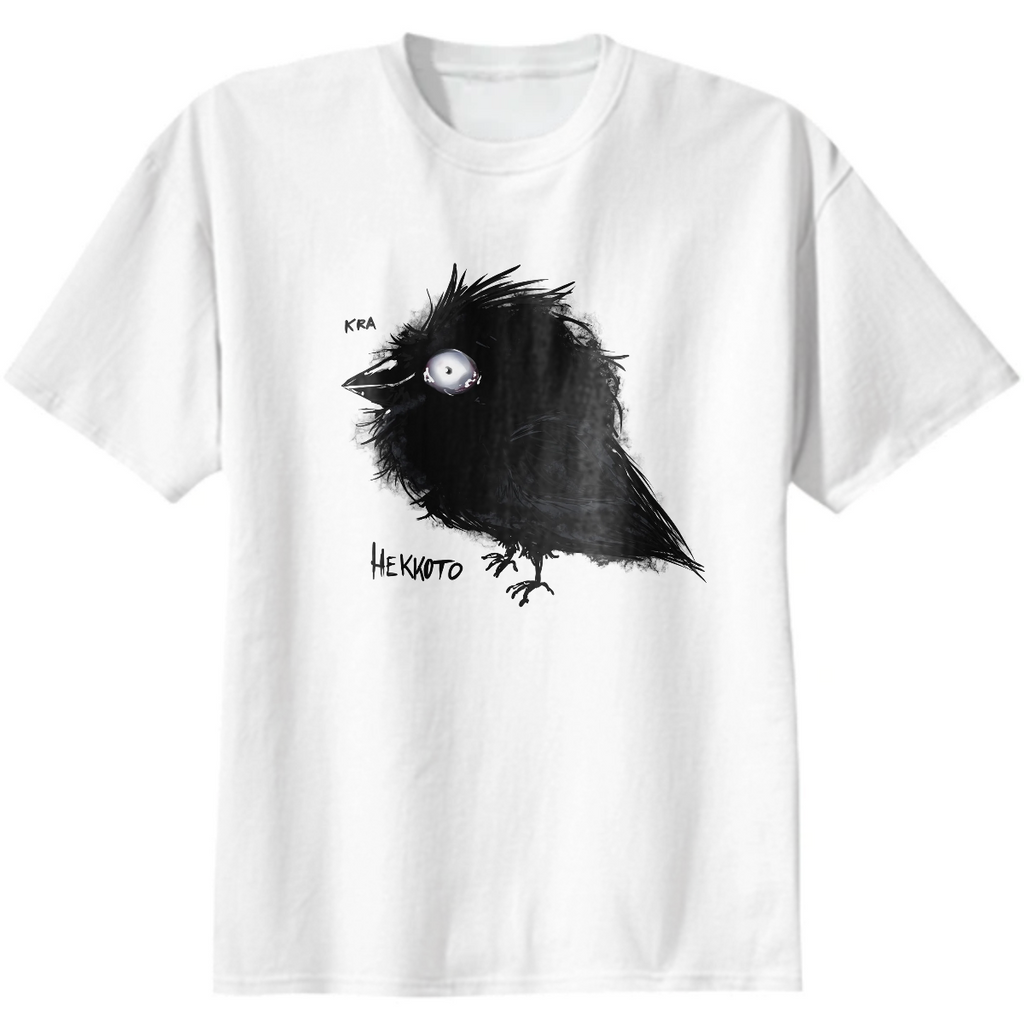 Black little crow shirt