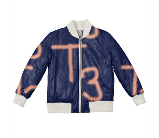 T3 NAVY PINK BOMBER