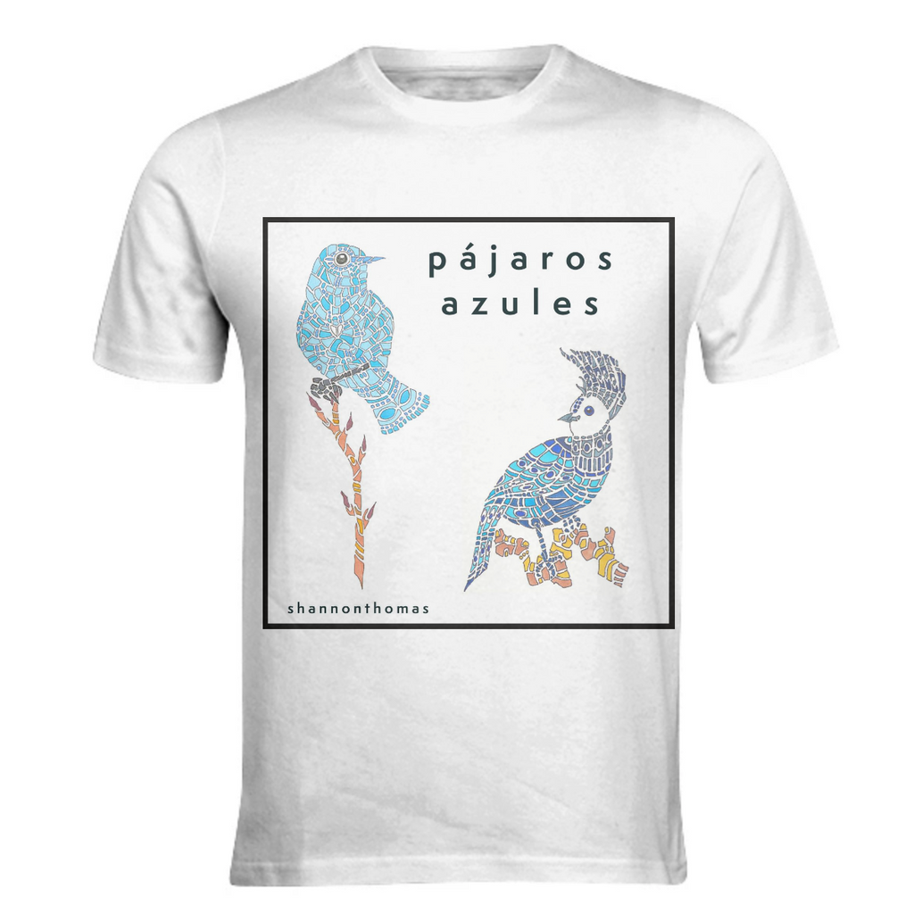 pajaros azules