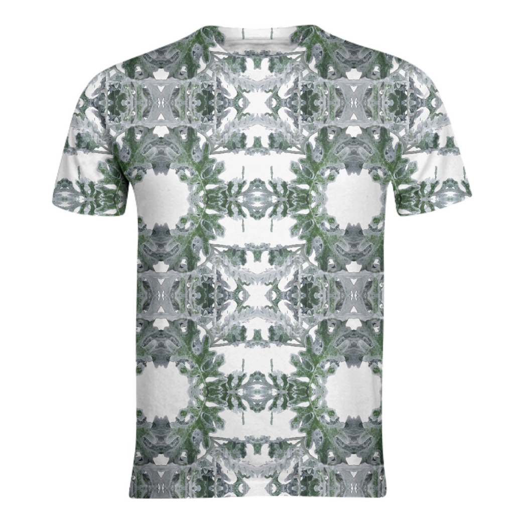 Green and White Geometric