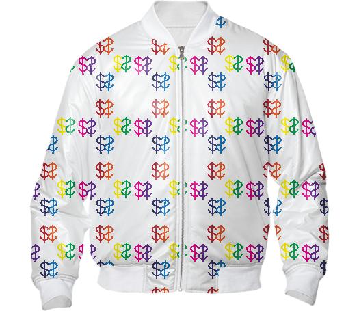 Cash Monogram Bomber Jacket