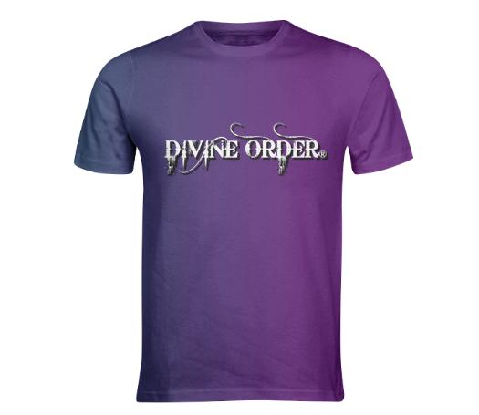 DIVINE ORDER PURPLE GRADIENT TEE