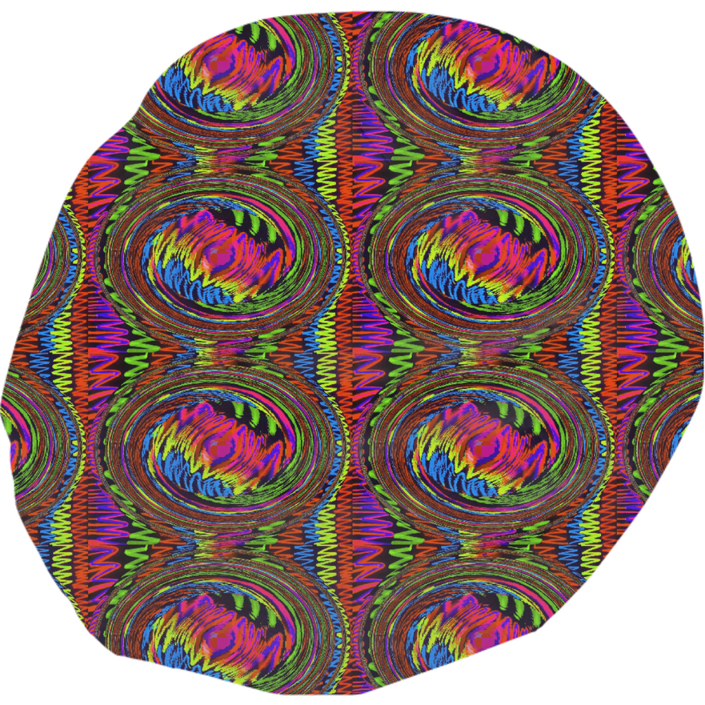 DIZZYING DESIGN BEAD BAG