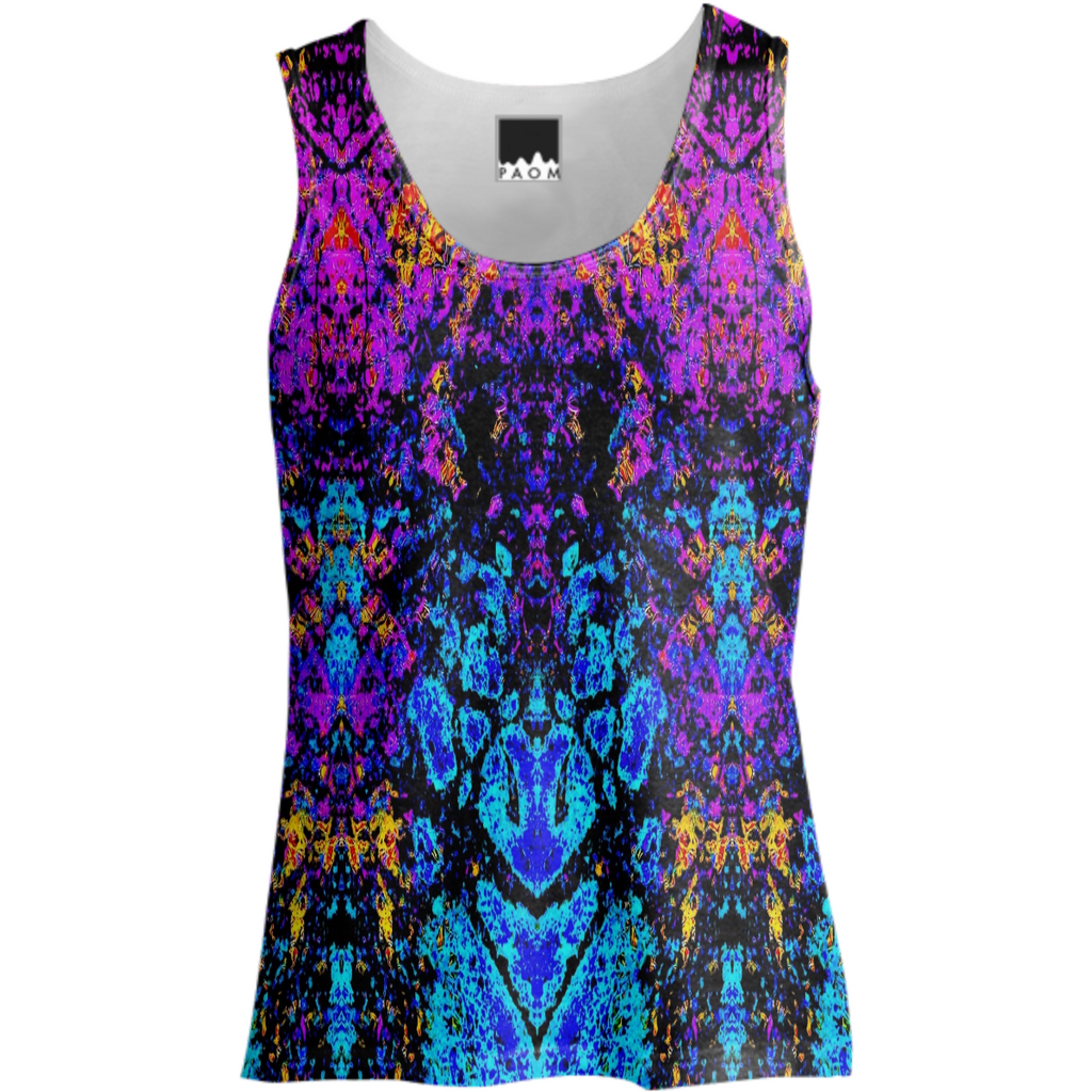 Digital Tie-Dye Tank Top - Women's