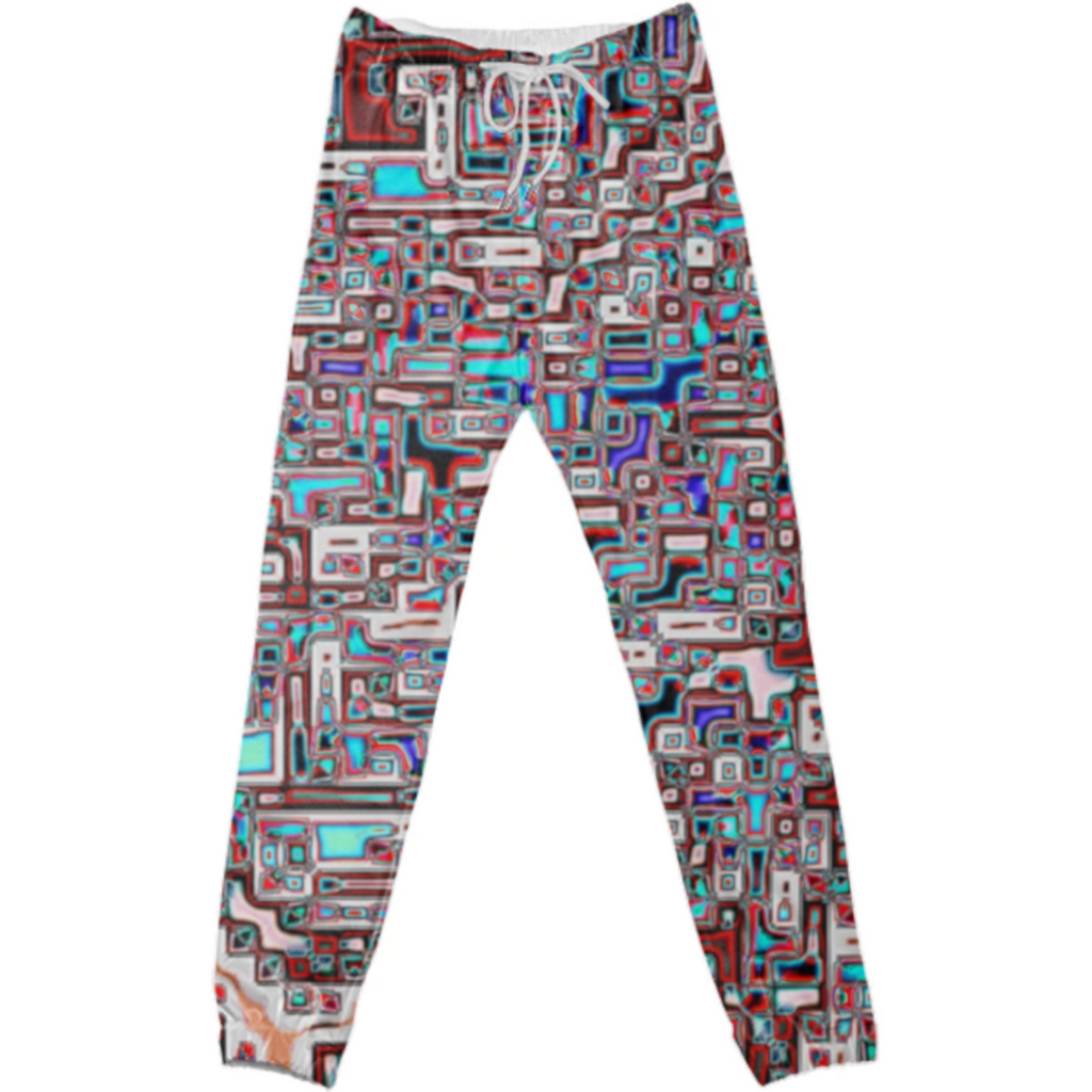 squared red blue