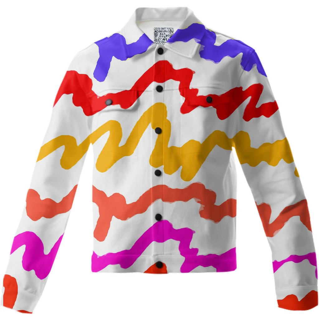 Multicolored Scribble Abstract Pattern