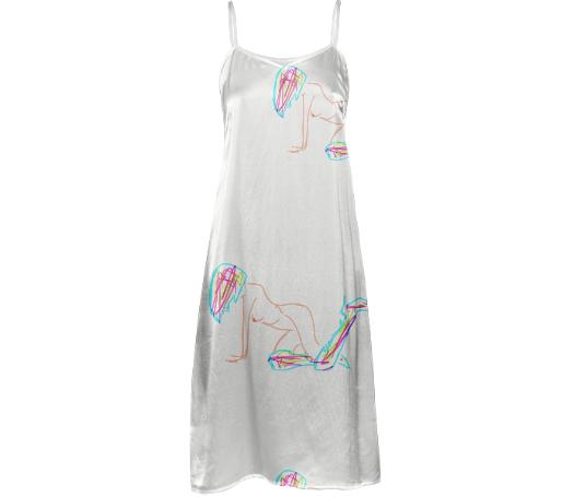 ICON SKETCH SLIP DRESS