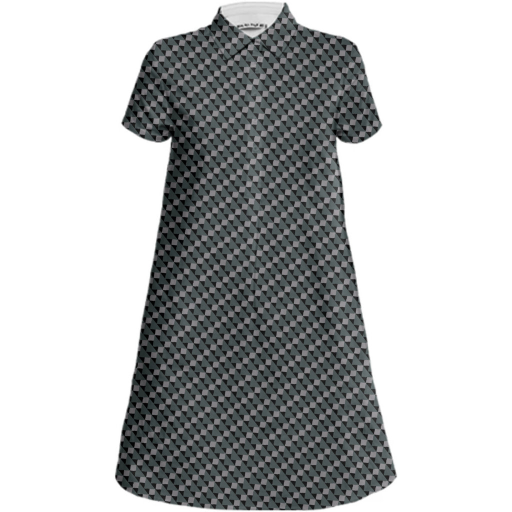 Geometro Shirt Dress